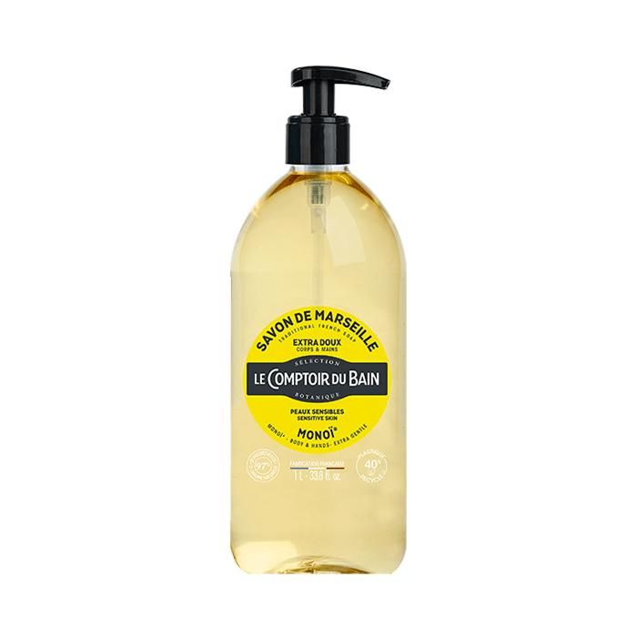 Le Comptoir Du Bain - Savon De Marseille Liquide Extra Doux Mono 1l - Cdiscount Au quotidien Le Comptoir Du Bain - Savon De Marseille Liquide Extra Doux Mono 1l - Cdiscount Au quotidien
