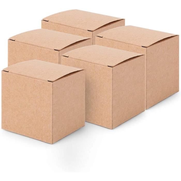 Top Pack 50 Boites en carton - 24 x 22 x 7 cm - Kraft - Simple ondulation  Emballage f427 à prix pas cher