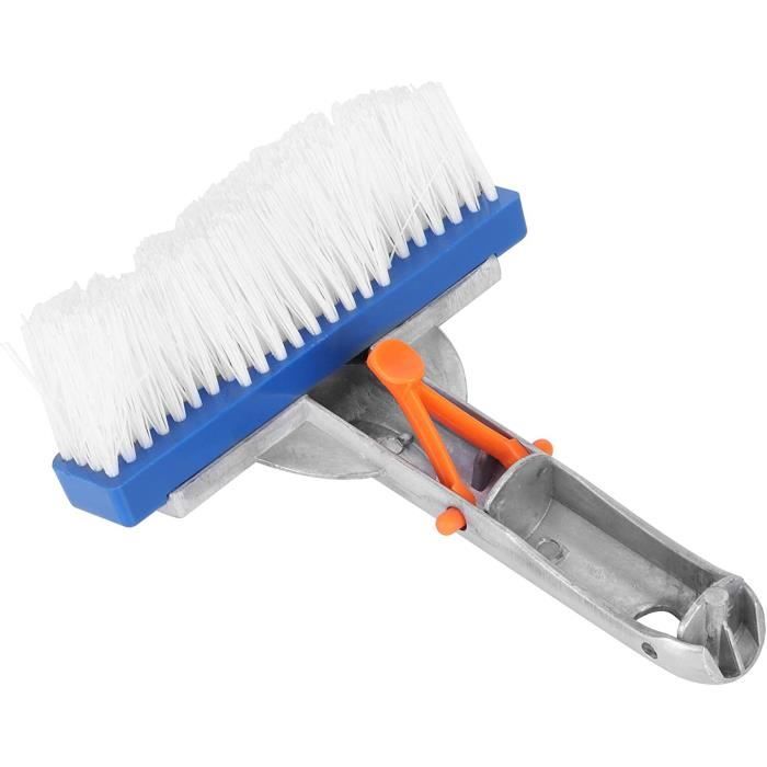 Brosse De Coin Pour Piscine Réglable - Poils Biseautés Pour Nettoyer Marches, Escaliers, Spas Et Angles - 3