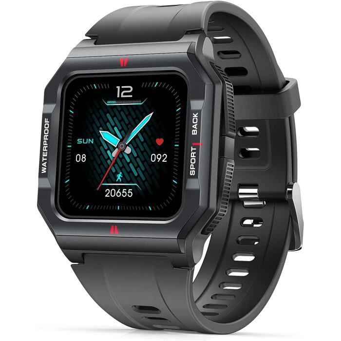 Montre connectée Smartwatch Waterproof Cardio/Podomètre/Sport/Android