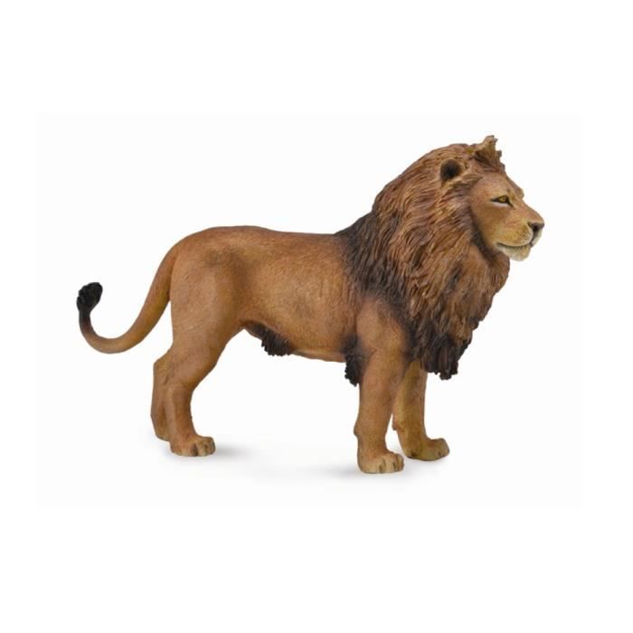 Figurine - Collecta - Lion Africain - Peinte à la main - 14cm x 9cm - Pour enfants à partir de 3 ans