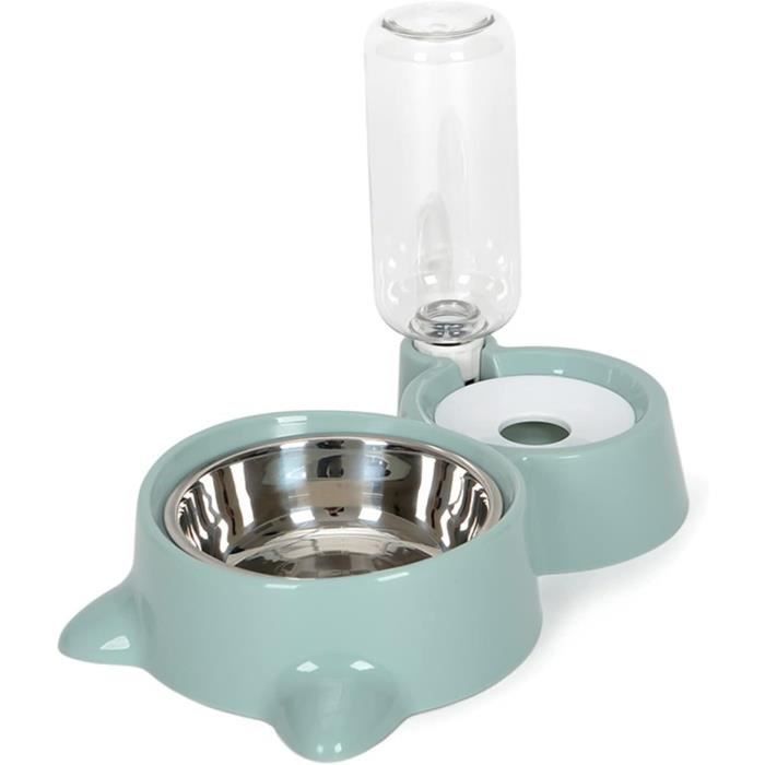 [u2429]2 En 1 Et Gamelles Pour Chats Distributeur D