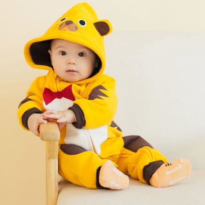 Unisexes Grenouilleres Costume Pyjama Bebe Tenues Combinaison Jaune Maus Jeu L Hiver Barboteuses 12 18 Mois M 85cm Jaune Jaune Cdiscount Pret A Porter