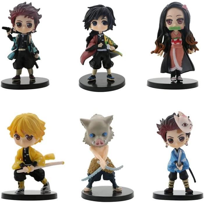 Figurines Kpop Demon - Lot De 5 Personnages Démons - Décoration Pour Gâteau, Collection, Anniversaire - Environ 5,5 à 11,5 Cm