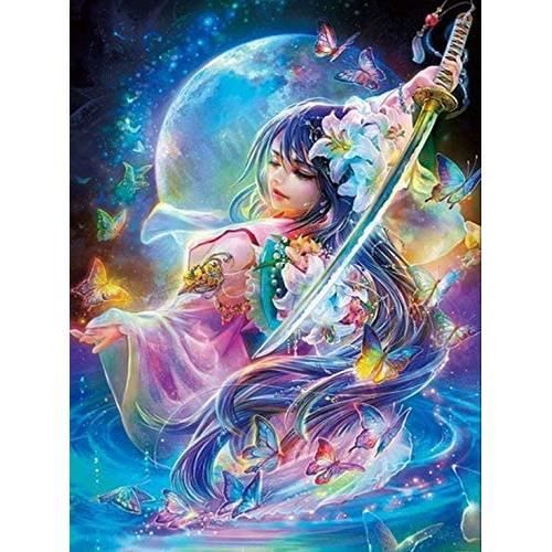 Vvl2109 Peinture en Diamant 5D Dessin animé Anime Girl fée Diamond