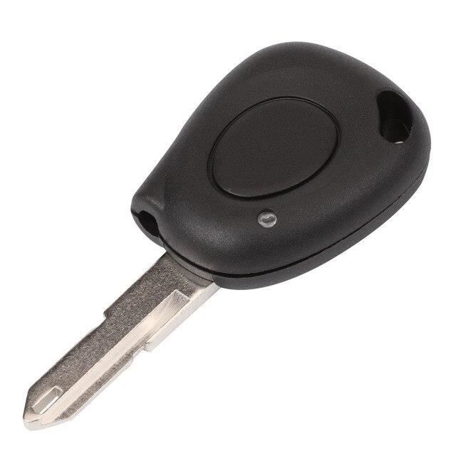 coque de protection pour clé télécommande, 1 bouton, avec trou de lampe, pour RENAULT Megane, Clio, Scenic Mk1, 1999*QK2207