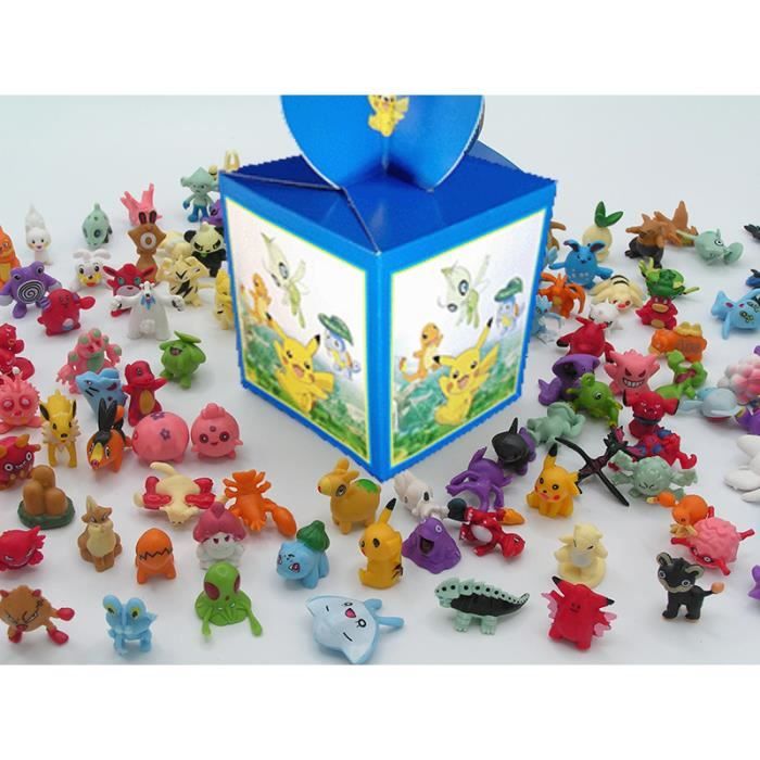 Lot de 25 Mini Figurines Pokemon 2 à 3 cm avec emballage cadeau pokemon