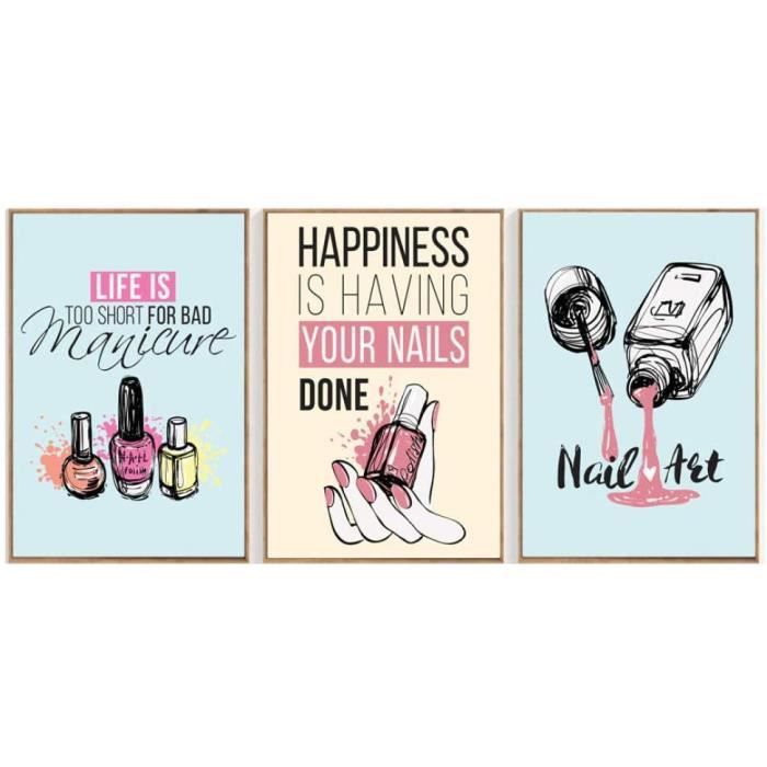 Art Dessin Anime Vernis A Ongles Citations Mode Peintures Modernes Affiches Pop Art Salon Vogue Fille 30x40cm 618 Cdiscount Maison