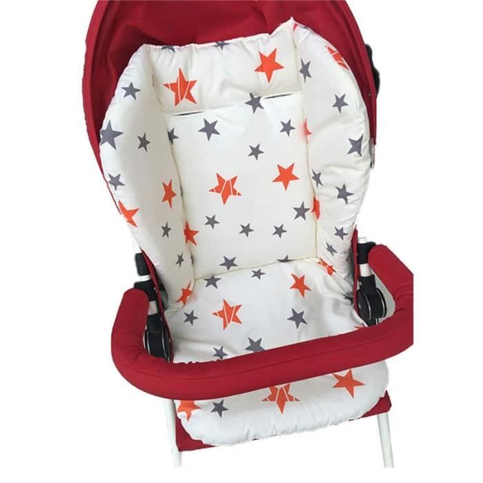 Housse De Chaise Haute Pour Bébé - Coussin De Rechange Respirant Et Confortable