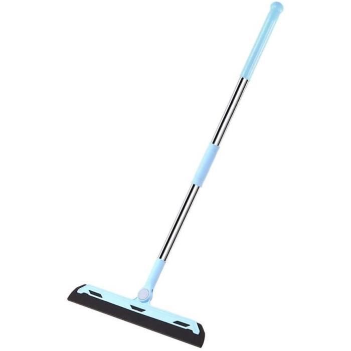 Liery Raclette Sol Salle De Bain Balai Polyvalent Sec Et Humide pour Vadrouille Et Balai Dessuie-Glace en Mousse avec Rallonge Télescopique 