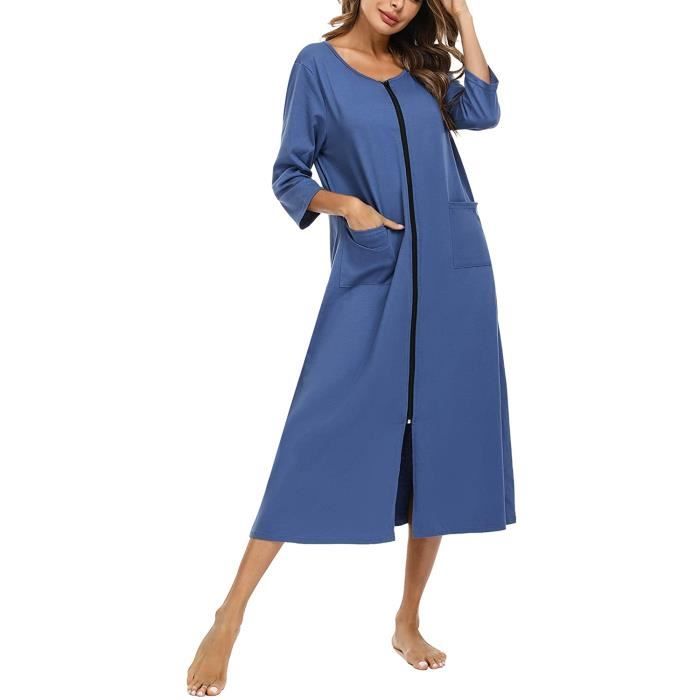 Peignoir zippé clearance