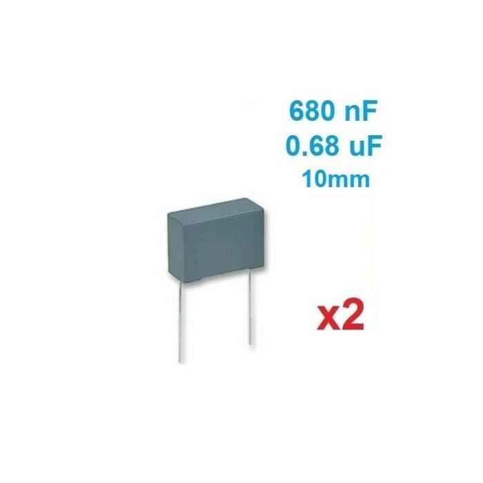 Condensateur MKP X2 0.22uF 0,22µF 220nF 275V 310V 15,5mm