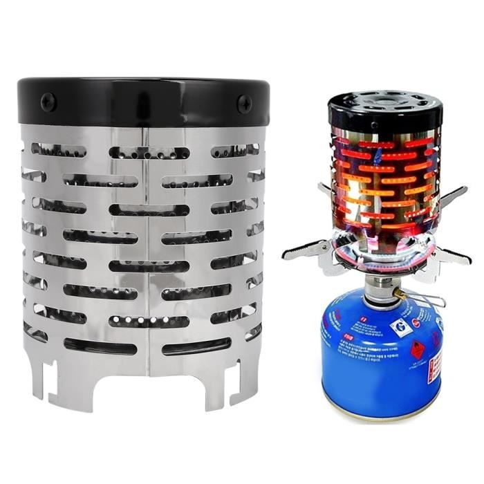 Mini 1pc POELE Camping Chauffe Chauffe R/échaud Portable Tente Chauffage Couverture pour Camping en Plein air Randonn/ée Voyager sans br/ûleur /à gaz