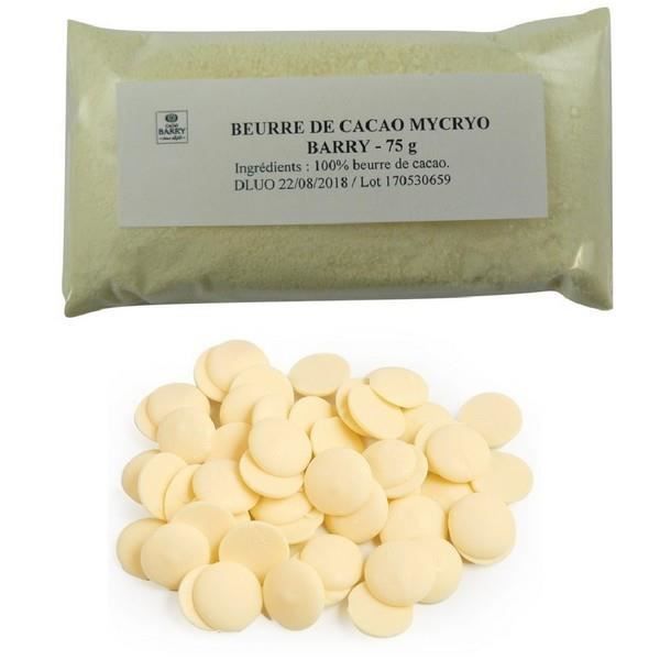 Beurre De Cacao Mycryo 75 G Chocolat De Couverture Blanc Satin Pistoles 29 2 Cacao Barry 1 Kg Achat Vente Aide Patisserie Beurre De Cacao Mycryo 75 G Cdiscount