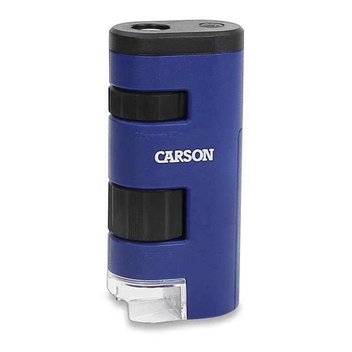 Microscope de poche Carson - Zoom 20x à 60x - Fonction éclairage LED -  Cdiscount Appareil Photo