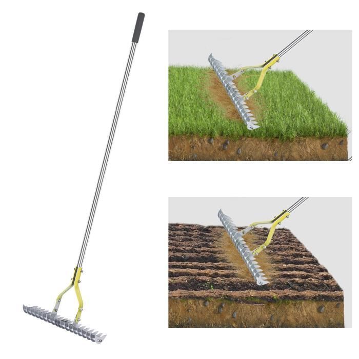 Lot De 3 Désherbeurs Multifonction Acier Carbone 40 Cm – Pour Pelouse, Jardin, Bonsaï | Outil Manuel Ergonomique, Durable - 8