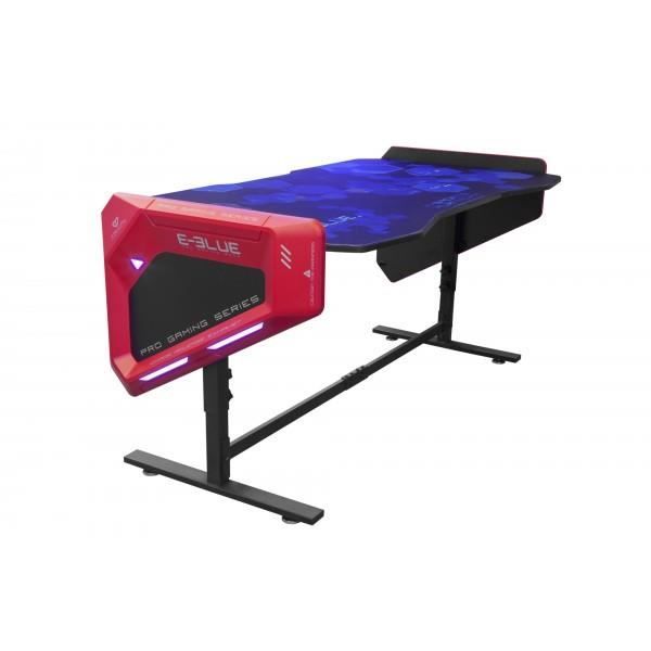 Bureau Gamer Retro Eclaire Led Rgb Largeur 1m65 E Blue Egt003bkaa Ia Pour Gaming Avec Hauteur Ajustable Prix Pas Cher Cdiscount