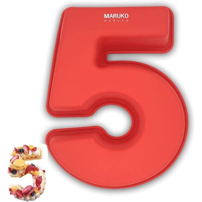 YXHZVON 9 Pièces 25cm Moule à Gâteau Number ,3D En Silicone