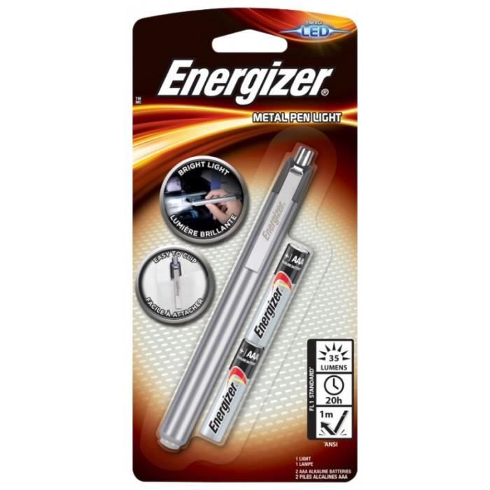 Lampe de poche - ENERGIZER - Fl Value Metal Led - 2AA - Autonomie 3h - Utilisation extérieure