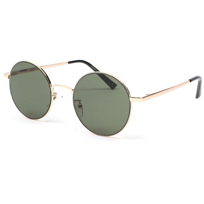 Eye Wear Lunette de soleil ronde dore et grise Obladi Gris Gris Achat Vente lunettes de soleil Mixte Cdiscount
