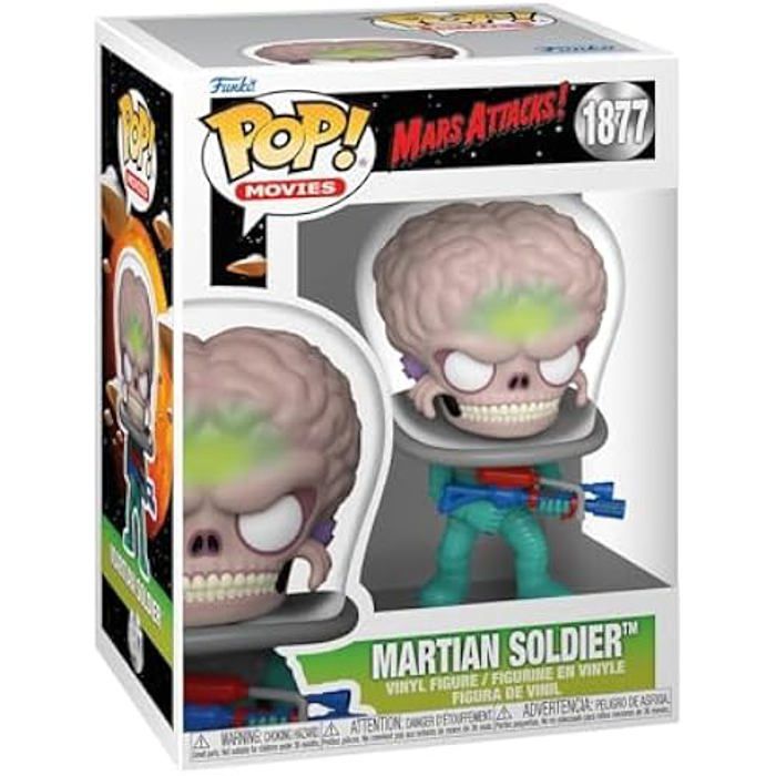 Funko Pop Movies Mars Attacks Martian Soldier - vue 10