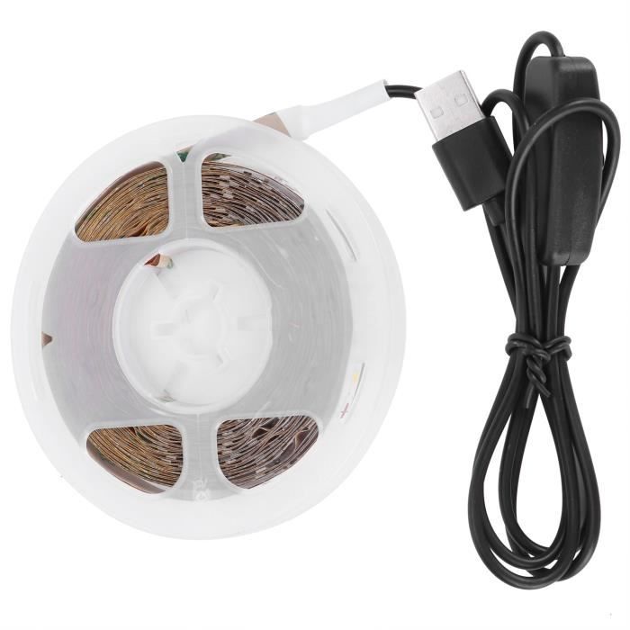Bande LED Rétroéclairage USB 0.5m 15 LEDs RGB - Kit Éclairage Fond Moniteur TV/PC Multicolore