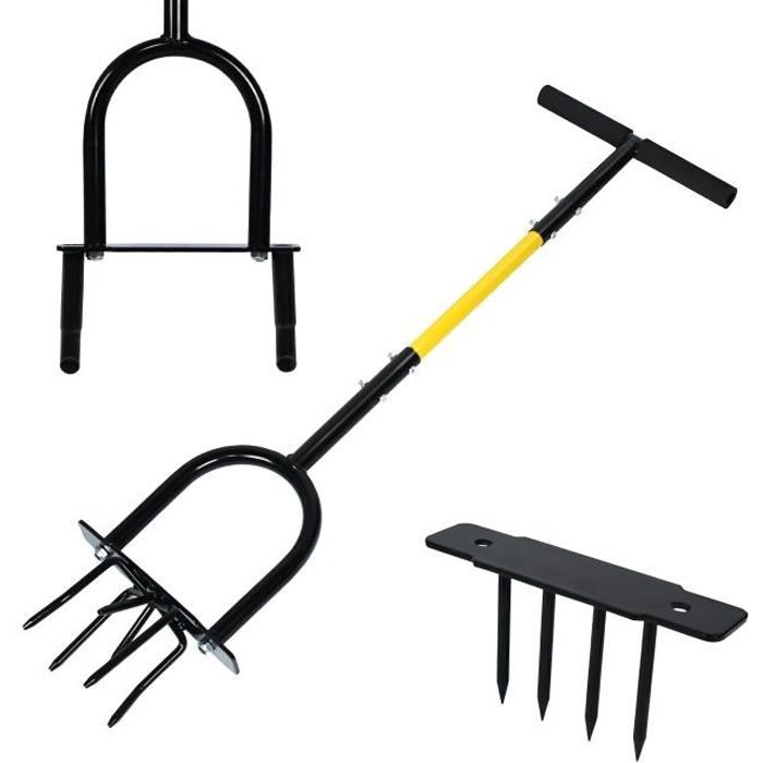 Motobineuse Étoile Manuelle - Griffe De Jardin, Aérateur De Sol