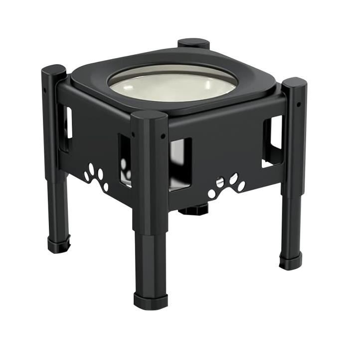 Comparer les prix de Gamelle Surélevée pour Chien Chat, Bol d'eau en Acier Inoxydable avec 1 Gamelle d'alimentation Lente