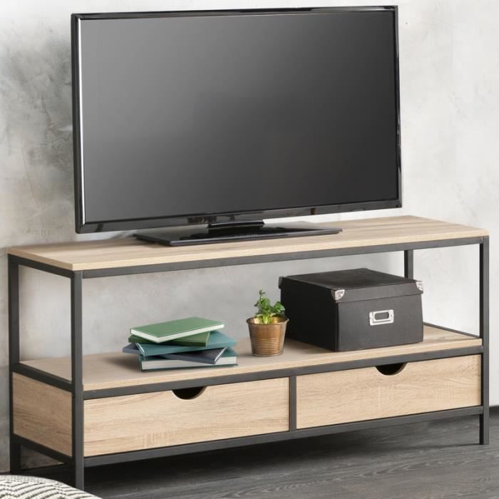 Meuble Tv Metal Achat Vente Pas Cher Cdiscount