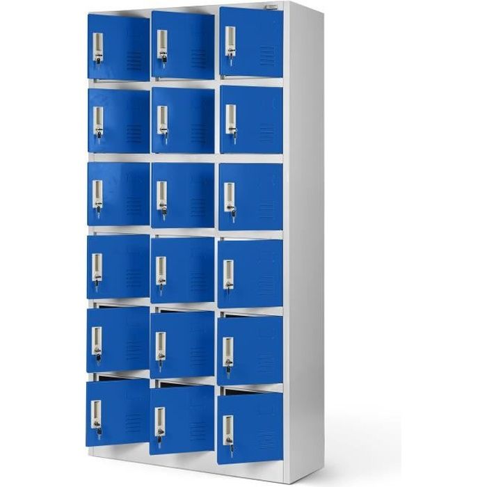 Vestiaire bleu pas cher