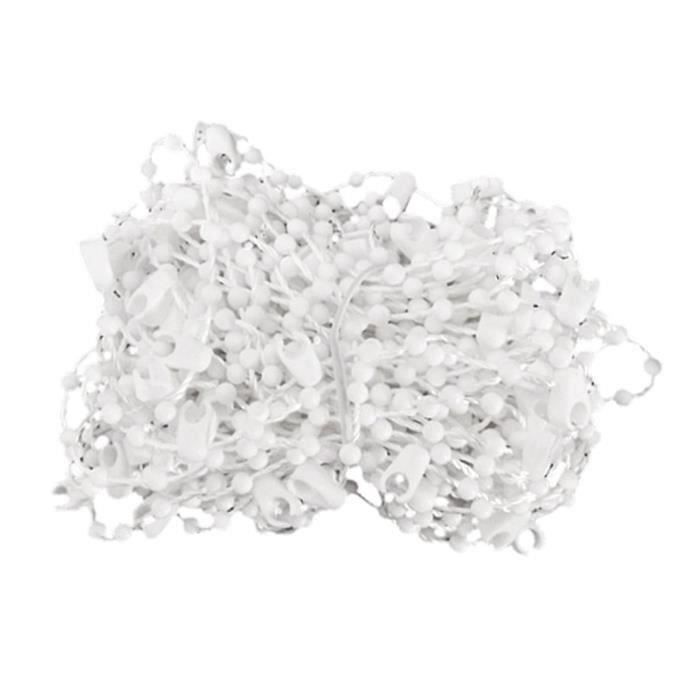 Chaîne à Billes De Rechange Pour Store Vénitien – Installation Facile, Fonctionnement Fluide – 1 Mètre, Gris, 2 Pièces