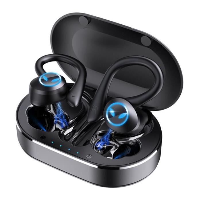 Auricolari Bluetooth 5.1 SIMPLETEK Q25 Wireless Sportivi – Stereo, Custodia Ricarica E 5h Autonomia (Ricondizionato Grado A)