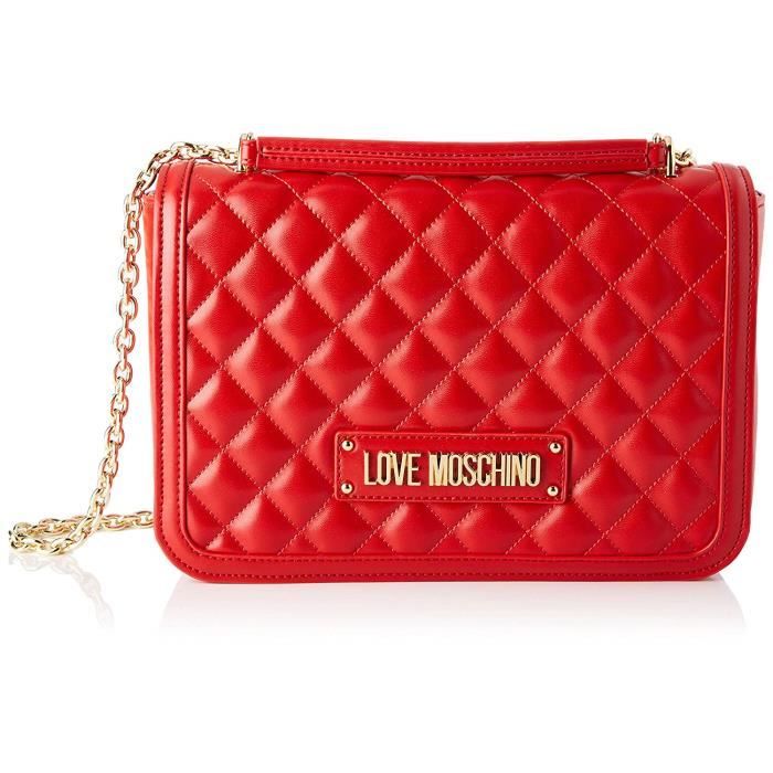 Sac Main Love Moschino Borsa Quilted Nappa PU Sac bandouli re