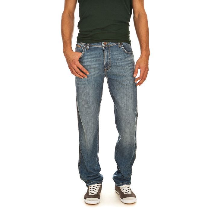 Jeans Wrangler Texas Stretch Worn Broke 