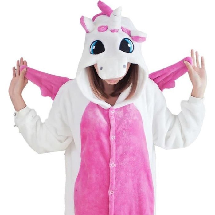 Unisexe Kigurumi Pyjama Adultes Flanelle Cosplay Costume