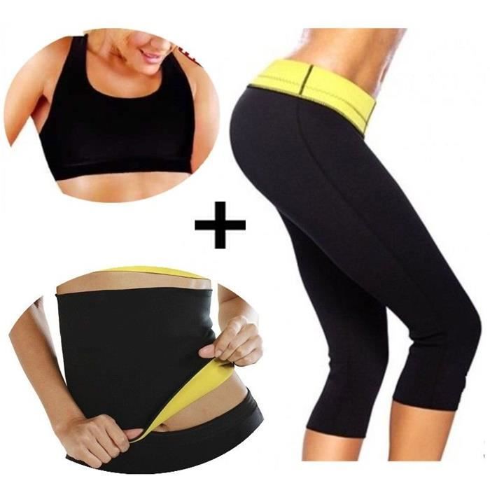 ceinture de sudation HOT minceur et ventre plat en neoprene fitness shaper taille du S au XXXL SECRETDRESSING