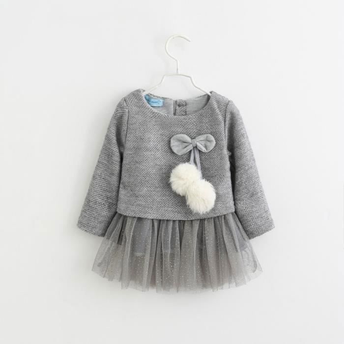 robe laine bebe fille