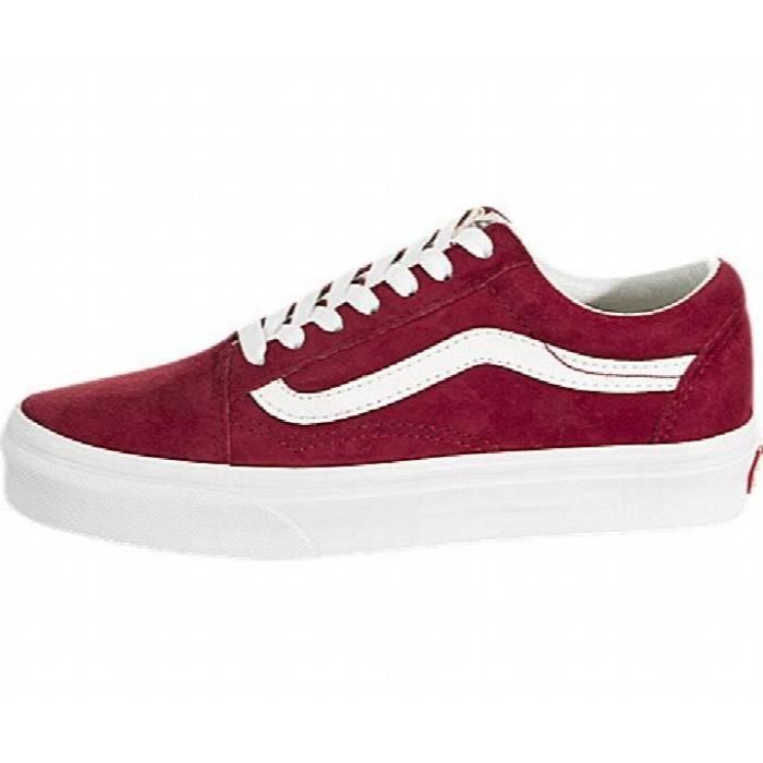 vans rouge taille 37