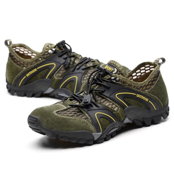 Chaussures de randonnée légère pour hommes Chaussures de randonnée légère et  respirante Chaussures à séchage rapide - Cdiscount Sport