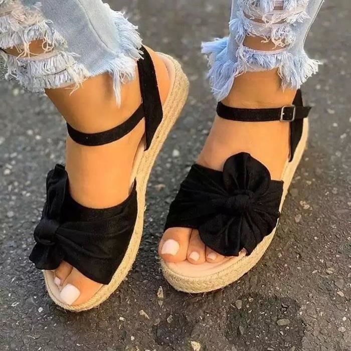 Espadrilles compensées bout ouvert top