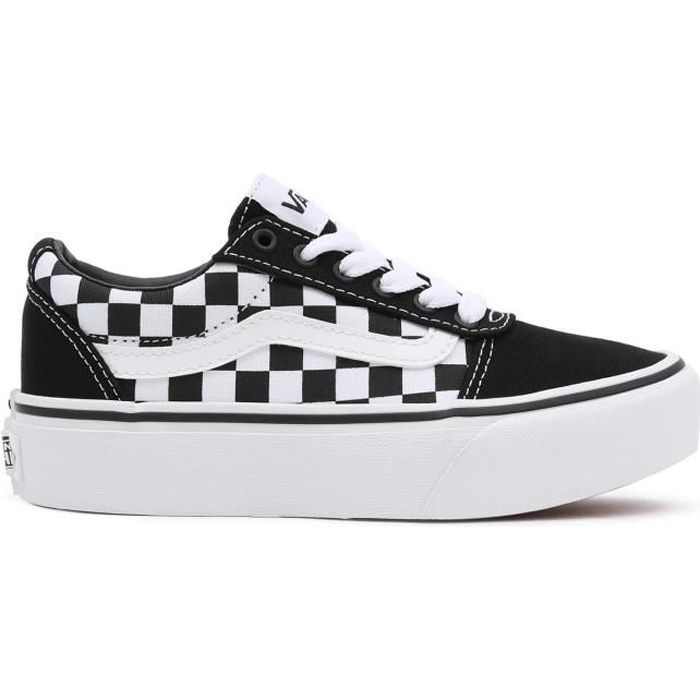 Chaussure pour Fille Vans Ward Platform Noir Talon Plat