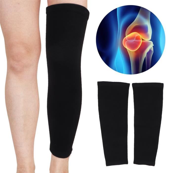 EXski Genouillère Attelle Genou Manches Respirable Ouvert Patella pour