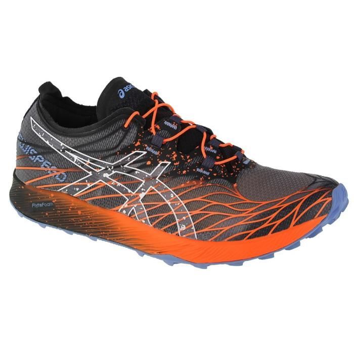 Asics homme noir et orange discount