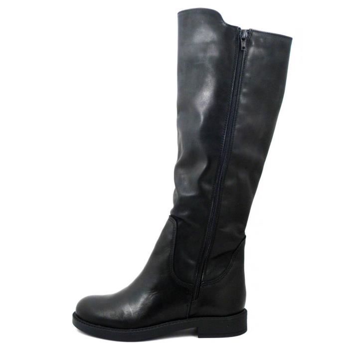 Bottes Dr. Martens Junior 1460 En Cuir Souple Noir - Taille US 4 (EU 36) - Occasion En Parfait état - Unisexe Enfant