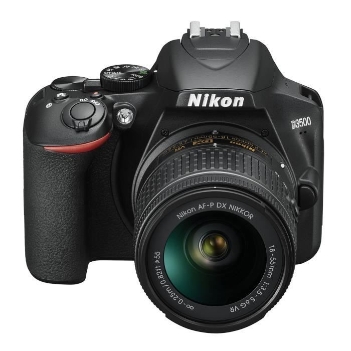NIKON D3500 Appareil photo Reflex + Objectif AF-P DX 18-55 VR