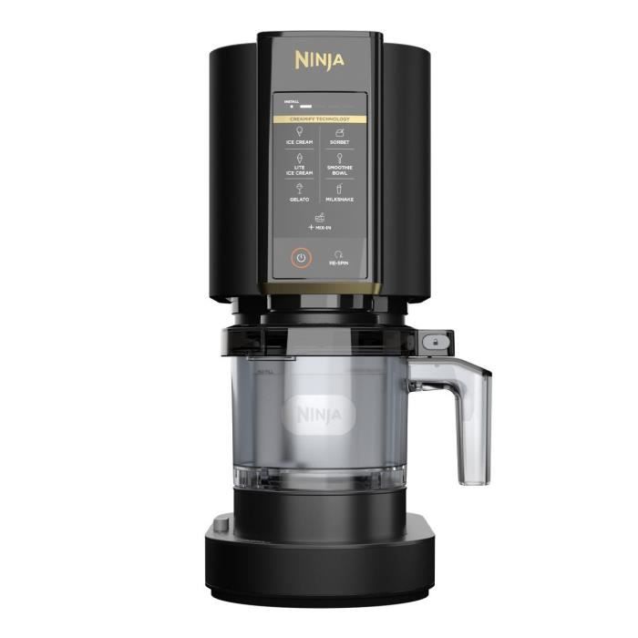 Machine à glaçes NINJA Creami NC302EUBG 7 programmes 2 pots inclus 493ml Édition limitée Or