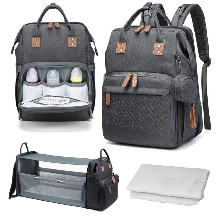 Sac dos langer avec berceau pliable tapis de lit grande