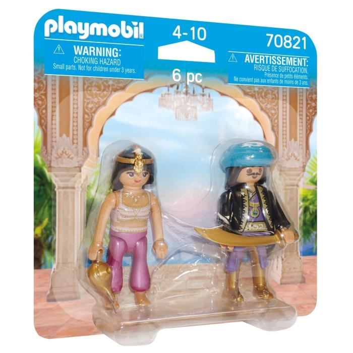 PLAYMOBIL - 70821 - Playmobil Duo - Couple oriental - Sabre et lampe magique PLAYMOBIL - 70821 - Playmobil Duo - Couple oriental - Sabre et lampe magique
