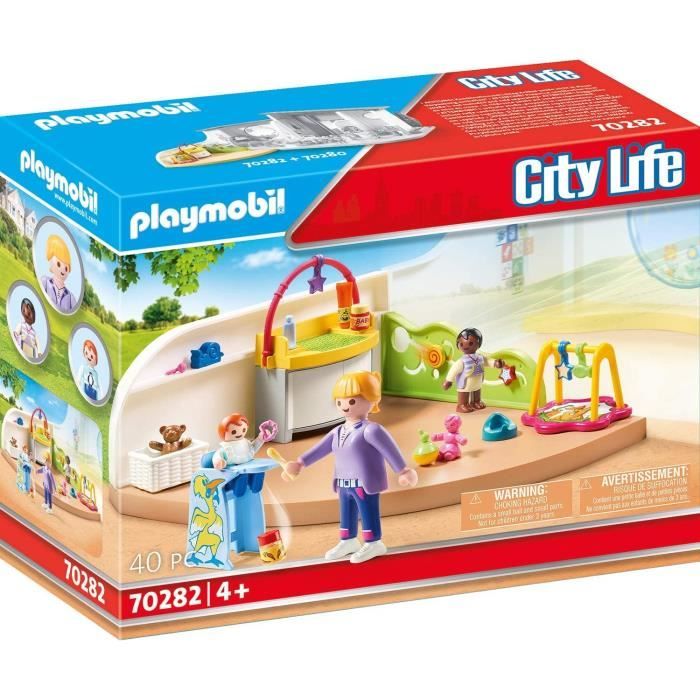 PLAYMOBIL 70282 City life Espace crèche pour bébés
