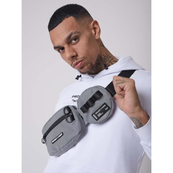Project X Paris Sacoches Ronde Et Rectangle Bandouliere Reflechissant Mixte Polyester Reflechissant Achat Vente Sacoche 3665957004821 Cdiscount